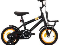 main image for ad Kids Bike with Front Carrier 12 inch Black and Orange