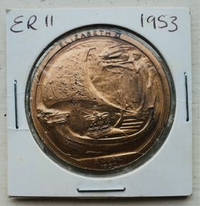Queen Elizabeth II 2nd June 1953 Bronze Coronation Medal