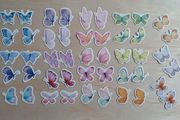 46pcs Butterfly Stickers Decals