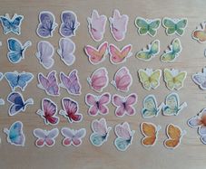 46pcs Butterfly Stickers Decals