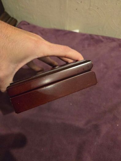 Mahogany Dual Deck Playing Card Box