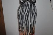 Mizumi halterneck maxi dress size S/M UK10 EU38 Postage included
