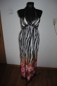 Mizumi halterneck maxi dress size S/M UK10 EU38 Postage included