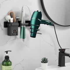 Hairdryer and Curling Tongs Holder - Wall Mounted