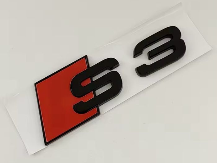 Audi S3 Rear boot badge gloss black
