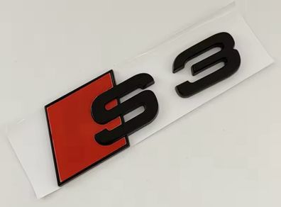 Audi S3 Rear boot badge gloss black