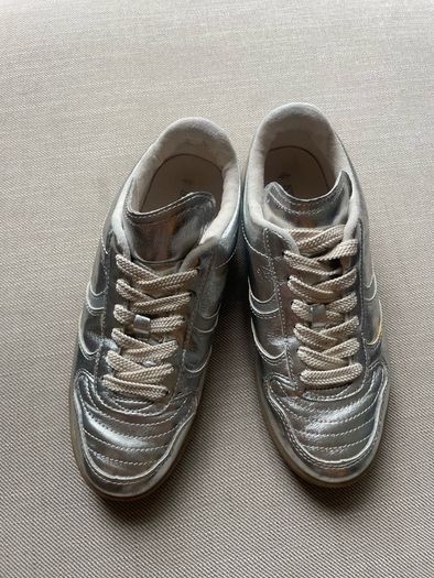 Silver trainers size 4 / EU 37