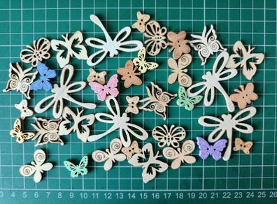 Craft Embellishments - Butterflies & Dragonflies