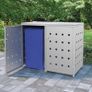 Double Wheelie Bin Shed 240 L Stainless Steel Image 5