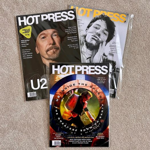 U2 Hot Press Magazines