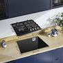 Gas Hob 4 Burners, NG/LPG Convertible, 60cm Black Glass Gas Cooker Hob with Wok Burner, Built-in Cooktop with Flame Failure Protection, 8060W Image 4