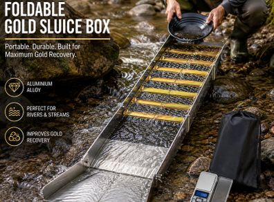 Foldable Gold Sluice Box