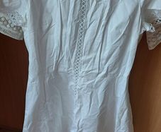 2 White summer dresses size 8 and 6