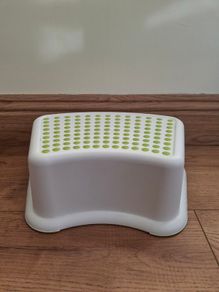 IKEA Forsiktig step stool (green/white)