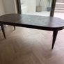 Monroe dark oak extendable dining table Image 10