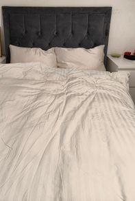 Grey Double Divan Bed with 2 drawers and headboard