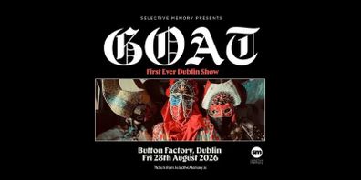X2 tickets for GOAT at the Button Factory on Fri Aug 28th