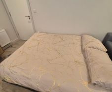 Double duvet + covers + pillows