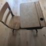 Vintage School Desk with Integrated Chair Image 2