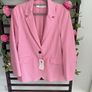 blazer Bnwt Bershka size large pink single breasted jacket Image 3