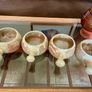 Rare Youghal Irish Studio Pottery Soup Bowls with Handles Japandi Image 6
