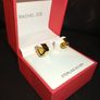 Rachel Zoe Sterling Silver Gold Plated Earrings Image 2