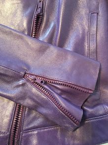 Joseph leather jacket - purple