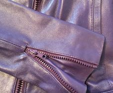 Joseph leather jacket - purple