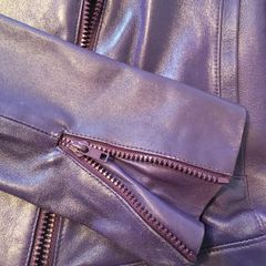 Joseph leather jacket - purple