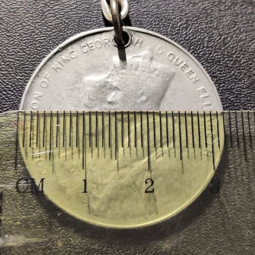 medal commemorating the Coronation of King George VI and Queen Elizabeth in 1937