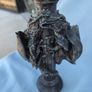 Gothic fantasy dragon pillar candlestick Image 2