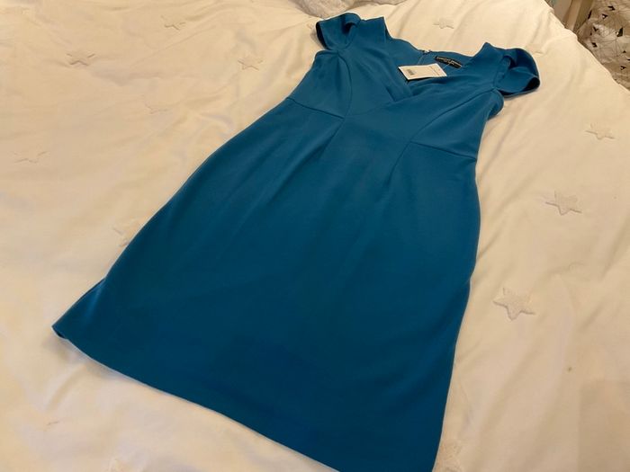 Beautiful brand new Dress Dorothy Perkins Petrol blue Uk 12