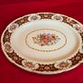 Large, beautiful oval serving platter by Arklow Pottery (Larne pattern / No. 2384) - Vintage from Ireland Image 9
