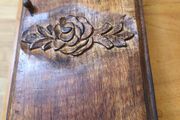Vintage oak key holder cabinet