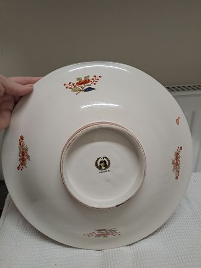 Large Oriental Style Decorative Serving Bowl 32cm