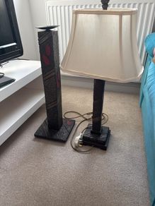 lamp and candlestick