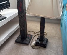 lamp and candlestick