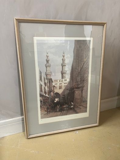 Printed painting (Minarets)