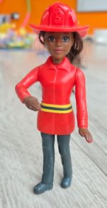 Barbie firefighter character