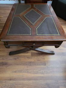 Large mahogany coffee table