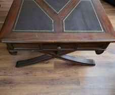 Large mahogany coffee table
