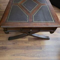 Large mahogany coffee table