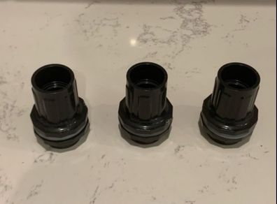 PVC / UPVC Aqurium fish tank connector size 32mm