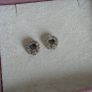 Pandora  purple sparkling forest spacer charms pair x2 very good condition Image 4