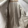 Reiss Tailored Double Breasted Wool Blend Coat Light Gray Melange (Size M) Like New Image 8