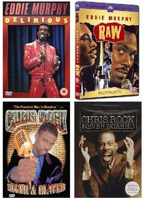 Eddie Murphy & Chris Rock 4 DVD Stand Up Collection (Brand New & Factory Sealed)