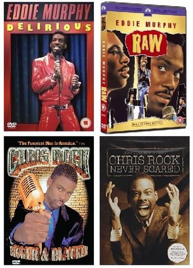 Eddie Murphy & Chris Rock 4 DVD Stand Up Collection (Brand New & Factory Sealed)