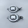 Two Vintage Solid Silver Fob Medals By Herbert Bushell & Son, 1953 Image 4