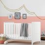 mothercare camberley cot bed (+mattress) - white Image 5