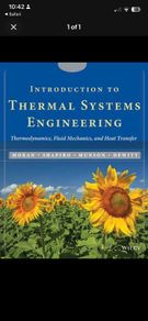 Introduction to Thermal System Engineering